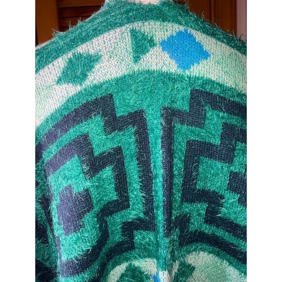 Free People Green Boho Kimono Shawl — OS - Picture 4 of 7